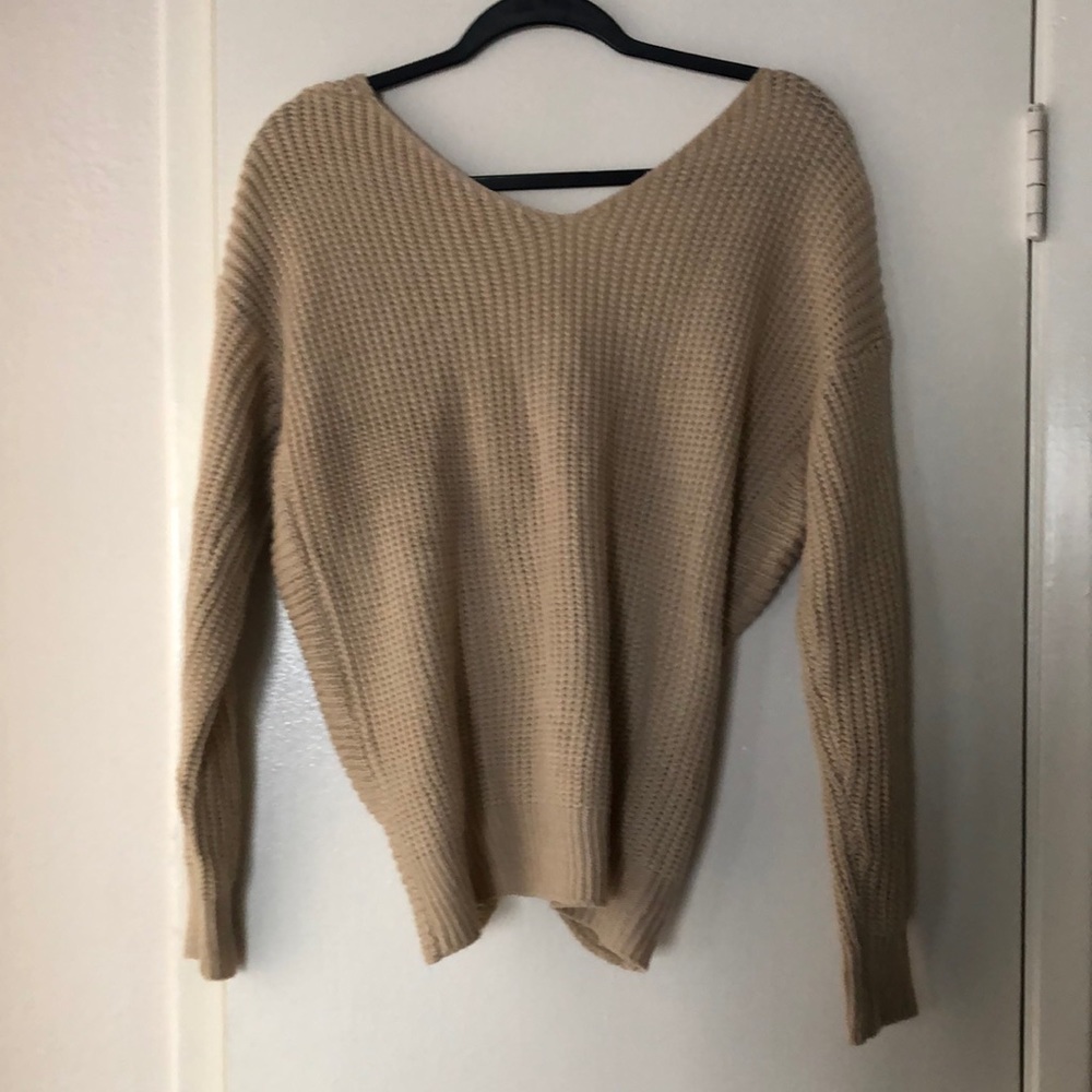 Tan sweater